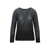Maison Margiela Dark Blue Crewneck Sweater In Blue