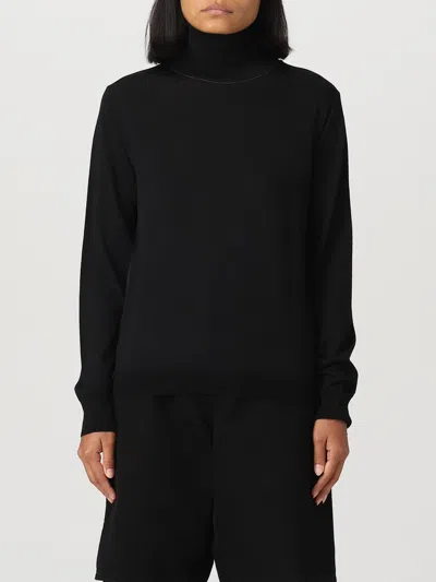 Maison Margiela Suéter Con Cuello Alto - Negro In Black
