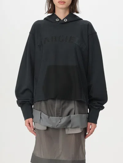 MAISON MARGIELA SWEATSHIRT MAISON MARGIELA WOMAN COLOR BLACK,G17320002
