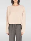 Maison Margiela Reverse Cotton Sweatshirt Nude In Pink