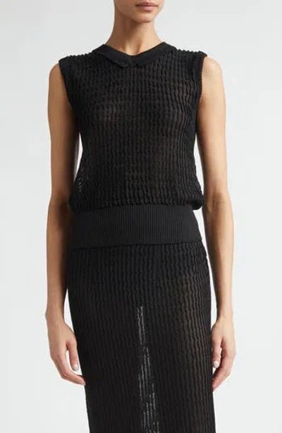 Maison Margiela Sweater Vest In Black