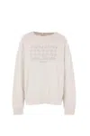 Maison Margiela Long-sleeve Cotton T-shirt With Numeric Logo And Four Stitches In Burgundy
