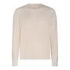 Maison Margiela Nostalgic Boucle Knit Sweater In Beige