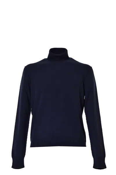 Maison Margiela Sweaters In Blue