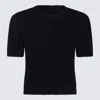 Maison Margiela Navy Blue Wool Crewneck In Blue
