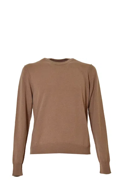 Maison Margiela Sweaters In Brown