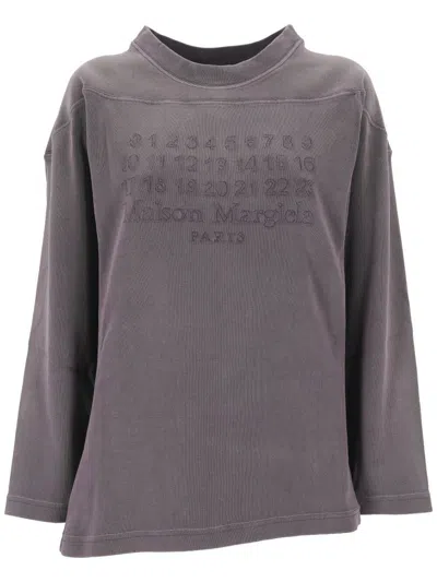 Maison Margiela Sweaters In Purple