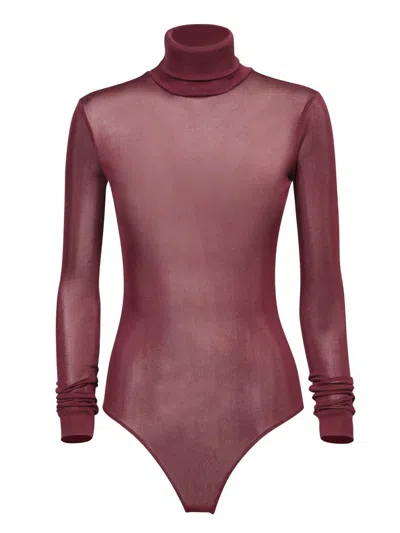 Maison Margiela Sweaters In Burgundy