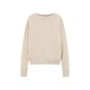 Maison Margiela Sweatshirt With Handwritten Logo Unisex In Beige