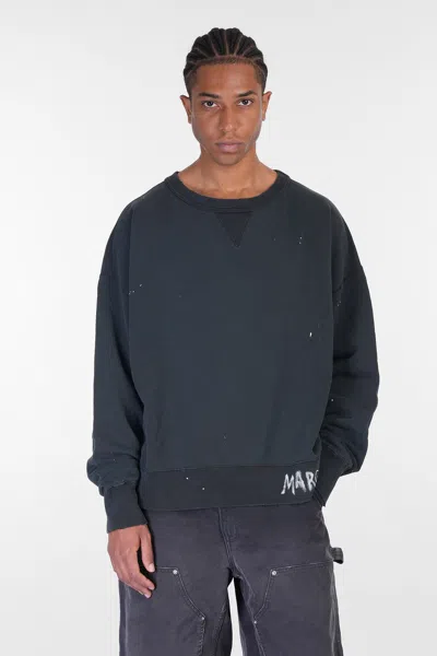 Maison Margiela Sweatshirt In Black Cotton