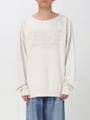 Maison Margiela Crewneck Sweatshirt With Topstitched Log