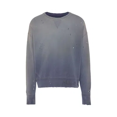 Pre-owned Maison Margiela Sweatshirt 'vintage Blue' | Men's Size M