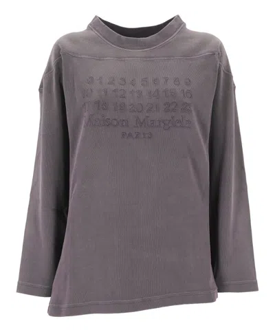 Maison Margiela Sweatshirt In Violet