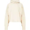 Maison Margiela Logo-embroidered Cotton Hoodie In Beige