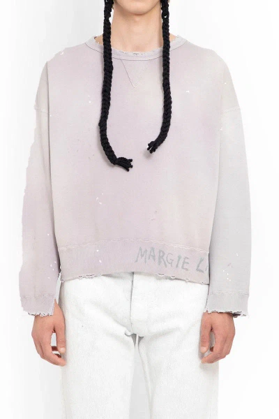 Maison Margiela Sweatshirts In Pink