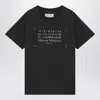 Maison Margiela Cotton Crew Neck T-shirt With Logo Print