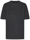 Maison Margiela Relaxed Fit Black Cotton Jersey T-shirt
