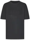 Maison Margiela Relaxed Fit Black Cotton Jersey T-shirt