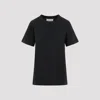 Maison Margiela Four-stitch Cotton T-shirt In Black