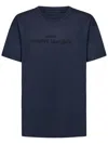 Maison Margiela Reverse Logo Detailed Crewneck T In Blue