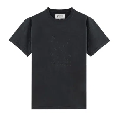 Maison Margiela Graphic-printed Crewneck T-shirt In Charcoal