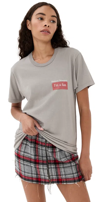 Maison Margiela T-shirt Dove In Gray