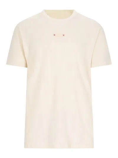 Maison Margiela T-shirt Logo In White