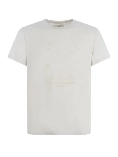 Maison Margiela T-shirt  In Cotton In Crema