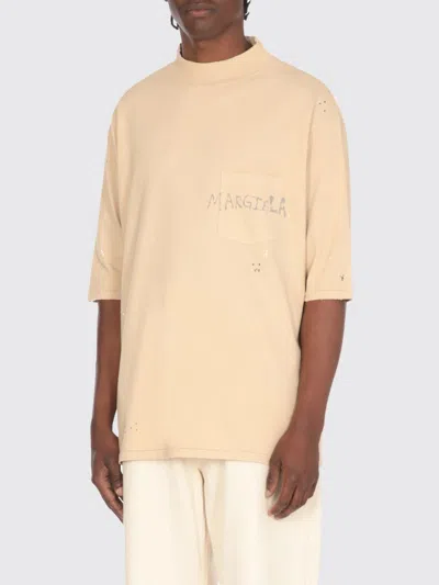 MAISON MARGIELA T-SHIRT MAISON MARGIELA MEN COLOR BEIGE,H05786022
