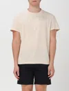 Maison Margiela Men's Jersey T-shirt In Beige