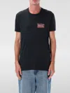 Maison Margiela Charcoal Brand-print Crewneck Cotton-jersey T-shirt In Black