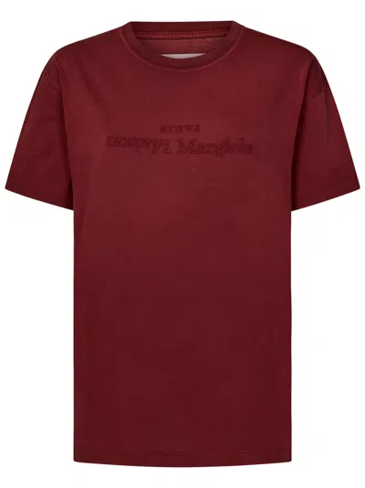 Maison Margiela T-shirt  In Rosso