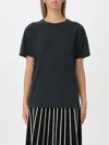 Maison Margiela Embroidered Logo Crew Neck T-shirt In Schwarz