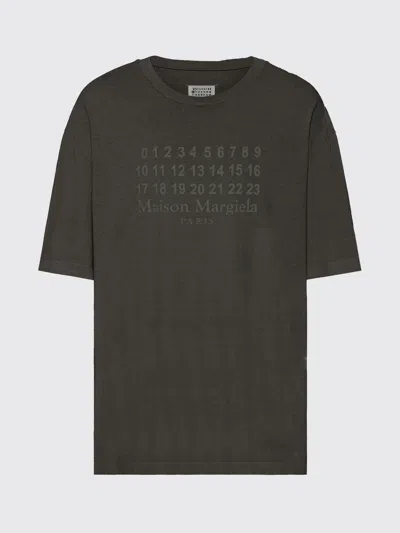 MAISON MARGIELA T-SHIRT MAISON MARGIELA WOMAN COLOR GREY,H43831020