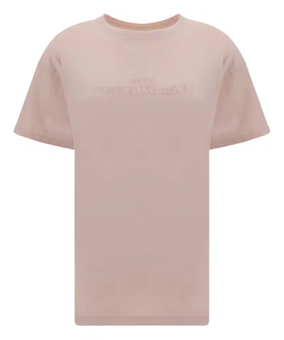 Maison Margiela T-shirt In Pink
