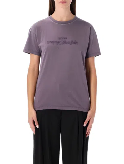 Maison Margiela T-shirt In Purple