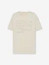 Maison Margiela Numeric Cotton T Shirt Graphic Print In Neutral