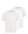 Maison Margiela Men's Set Of Three Cotton T-shirts | Size Small | S50gc0710s23973 Color 968 In Multi