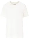 Maison Margiela Reverse Logo Cotton T-shirt In White