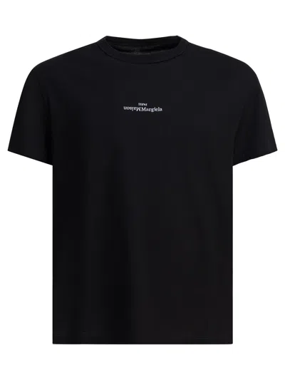 Maison Margiela T-shirt With Logo T-shirts Black