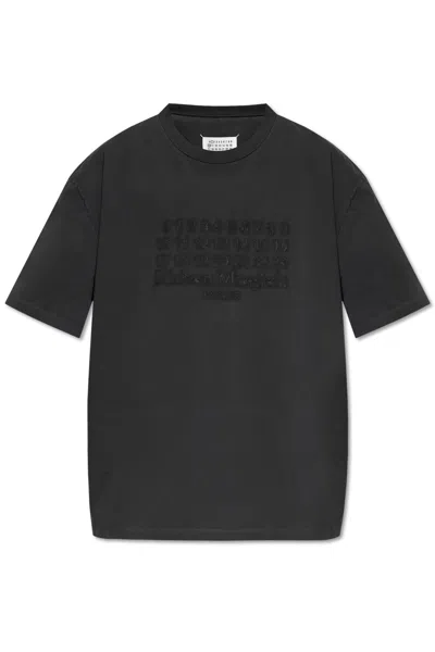 Maison Margiela T-shirt With Logo In Black