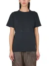 MAISON MARGIELA MAISON MARGIELA T-SHIRT WITH LOGO EMBROIDERY