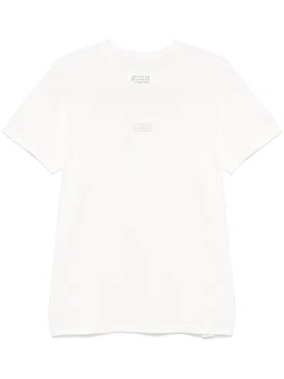 MAISON MARGIELA T-SHIRT WITH NUMBERS MOTIF