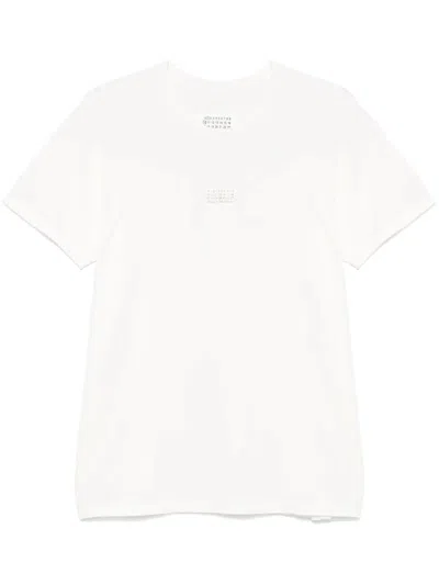 MAISON MARGIELA MAISON MARGIELA T-SHIRT WITH NUMBERS MOTIF