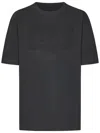 Maison Margiela Relaxed Fit Black Cotton Jersey T-shirt
