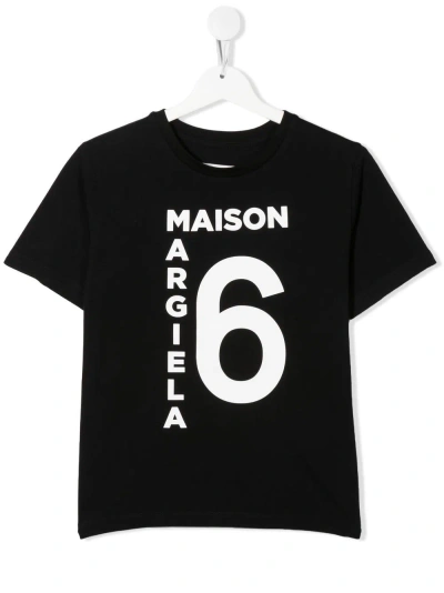 Maison Margiela Kids'  T-shirts And Polos Black