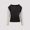 Maison Margiela Woman Top Charcoal Size M Cotton
