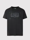 Maison Margiela Stamp Logo T-shirt In Black