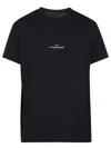Maison Margiela Distorted Logo T-shirt In Black