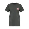 Maison Margiela Charcoal Brand-print Crewneck Cotton-jersey T-shirt In Gray